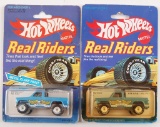 Group of 2 Hot Wheels Real Riders Die-Cast Cars in Original Packaging