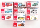 Group of 10 Tomy Die-Cast Pocket Cars in Original Boxes