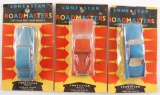 Group of 3 Lone Star Road Masters 1/50 Scale Cars in Original Packaging