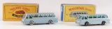 Group of 2 Matchbox No. 40 Long Distance Coaches in Original Boxes