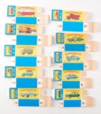 Group of 10 Matchbox Boxes