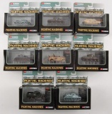 Group of 8 Corgi Showcase Collection Fighting Machines Die-Cast Military Vehicles