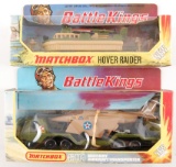 Group of 2 Matchbox Battle King Military Vehicle Sets in Original Packaging