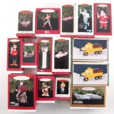 Group of 15 Hallmark Keepsake Ornaments in Original Boxes