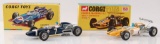 Group of 2 Corgi Formula 1 Toy Cars with Original Boxes