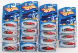 Group of 15 Hot Wheels No. 30 2003 First Editions 18/42 Bugatti Veyron in Original Packaging