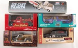 Group of 5 Die-Cast Advertising Delivery Truck Coin Banks in Original Boxes