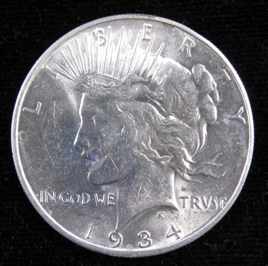 1934 D Peace Dollar.