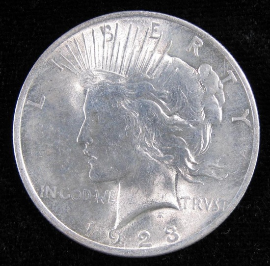 1923 Peace Dollar.