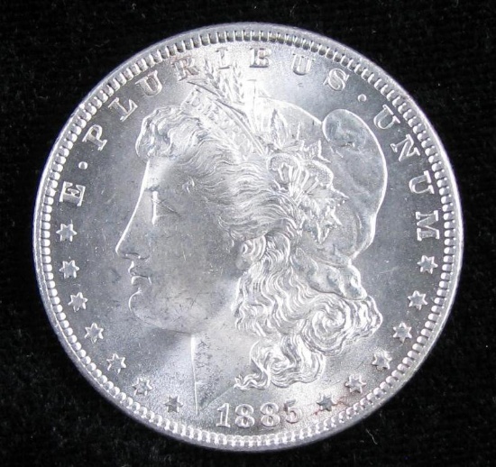 1885 Morgan Dollar.