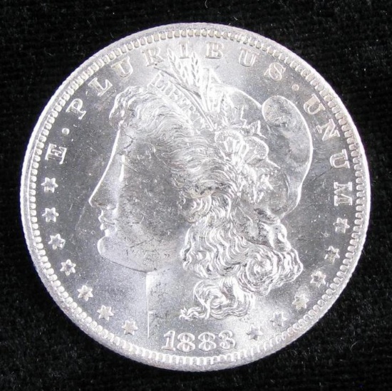 1883 O Morgan Dollar.