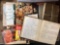 Lot of Vintage Cookbooks and Handwritten Recipes