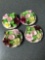 Lot of 4 : Denton China Candle Holders
