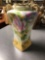 Nippon Floral Vase w/ gold accents