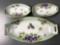 Nippon China Plates w/ Violets