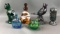 Group of Vintage Carnival and Fenton Figurines