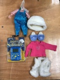 Children's Play Lot : American Girl Clothing, Clown, Solitaire Game