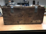 WW2 Detonated M52 Fuze Box Wooden Crate