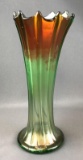 Vintage Iridescent Carnival Glass Vase