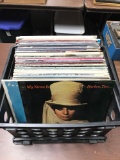 Bin of LP Records