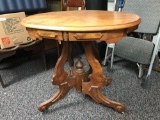 Victorian Table on Castors