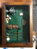 Golfer's Shadow Box Display