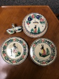 Lot of 4 : Henriot Quimper Dishware