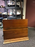 Wooden Twin Headboard, Footboard, and Rails