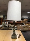 Metal Base Lamp and Shade