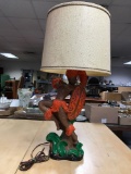 Polynesian Lamp with Shade