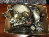 Lot of Silver Colored Metal/Aaluminum Pieces : as is