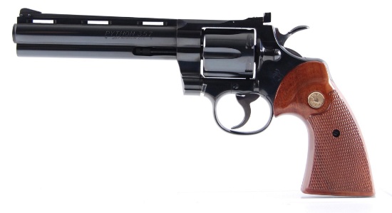 Colt Python 357 Magnum Revolver with Original Box and Vented Ribbed Barrel
