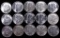 Lot of (15) 1964 Kennedy Half Dollars 90% Silver.