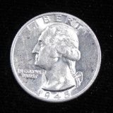 1945 D Washington Quarter.