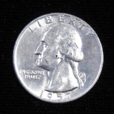 1957 D Washington Quarter.