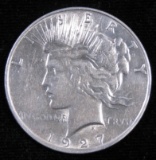 1927 D Peace Dollar.