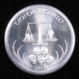 One Ounce .999 Silver?Round 1972 Universaro World Trade.