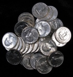 Lot of (40) 1964 D Washington Quarters 90% Silver.