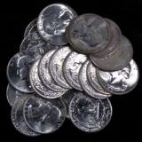 Lot of (20) 1961 Washington Quarters 90% Silver.