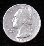 1941 S Washington Quarter.