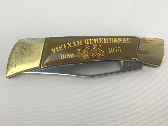Vietnam Remembered Collector Pocket Knife