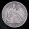 1875 S Seated Liberty Half Dollar.