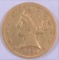 1880 $5.00 Liberty Gold.