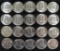 Lot of (20) BU 1956 Franklin Half Dollars.