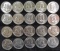 Lot of (20) BU 1957 D Franklin Half Dollars.