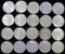 Lot of (20) 1922 & 1923 Peace Dollars Mixed Mint Marks.