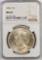 1924 Peace Dollar. NGC Certified MS64.
