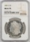 1881 S Morgan Dollar. NGC Certified MS61PL.