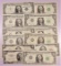 Lot of (12) U.S. Star Notes. Silver Certificate, Legal Tender & FRN.?