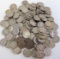 Large Group of Mixed Date Buffalo Nickels.